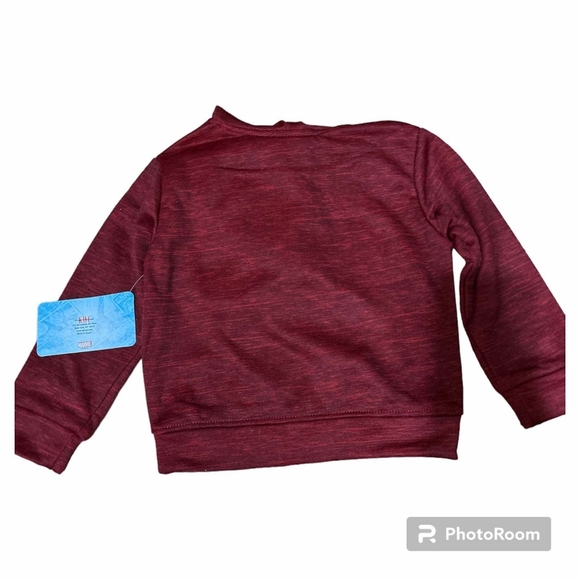 Marvel Red Hoodie with Superhero Print - Picture 2 of 3